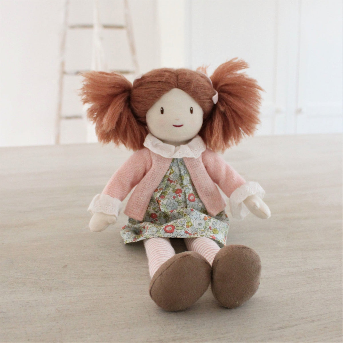 ThreadBear Design Marty Floral Rag Doll - Baby&More
