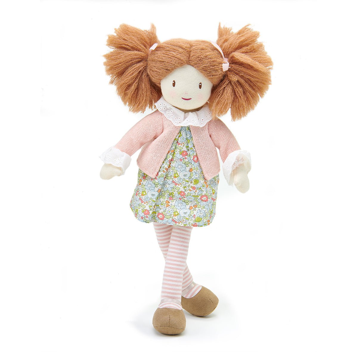 ThreadBear Design Marty Floral Rag Doll - Baby&More