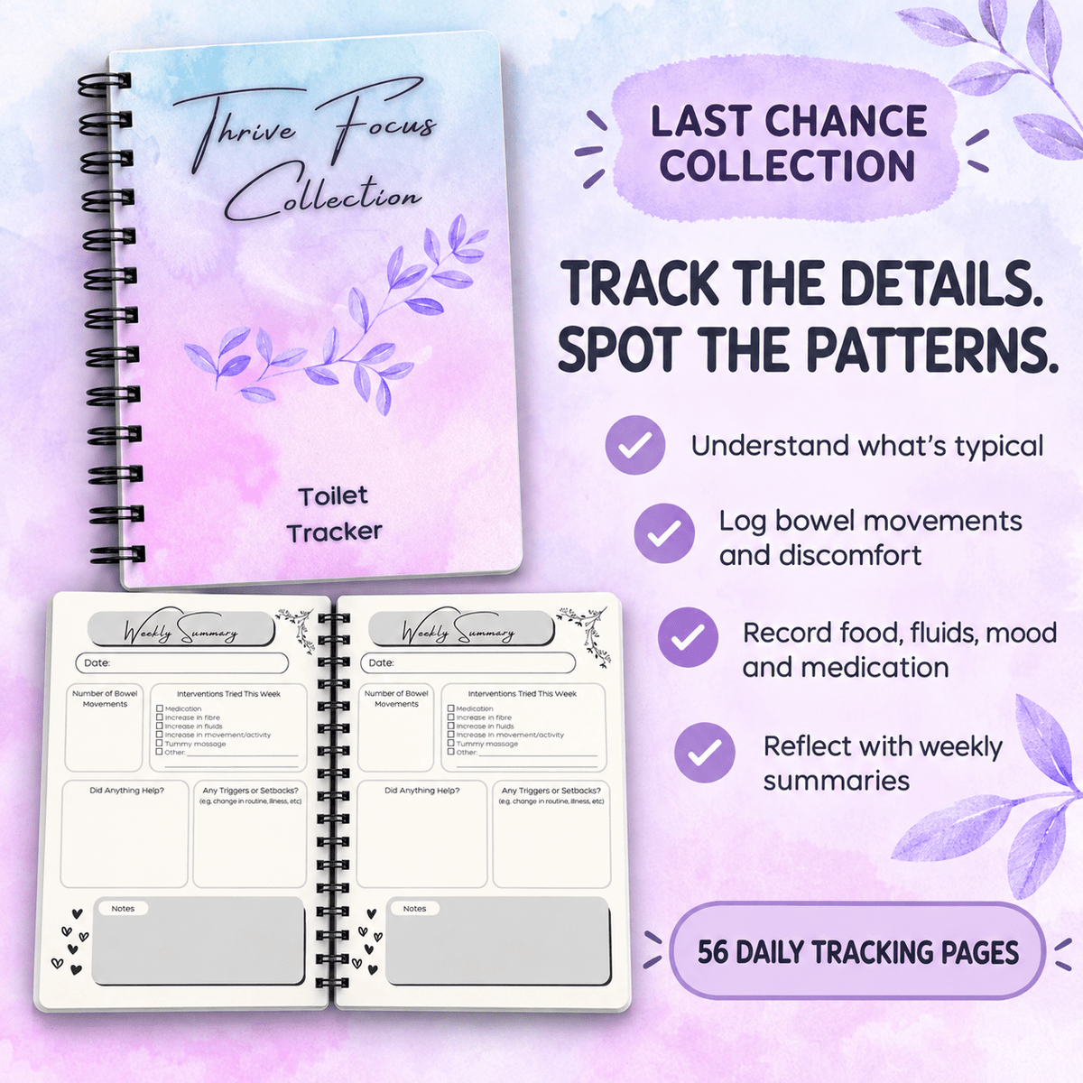 Thrive Focus Collection - Toilet Tracker - Baby&More