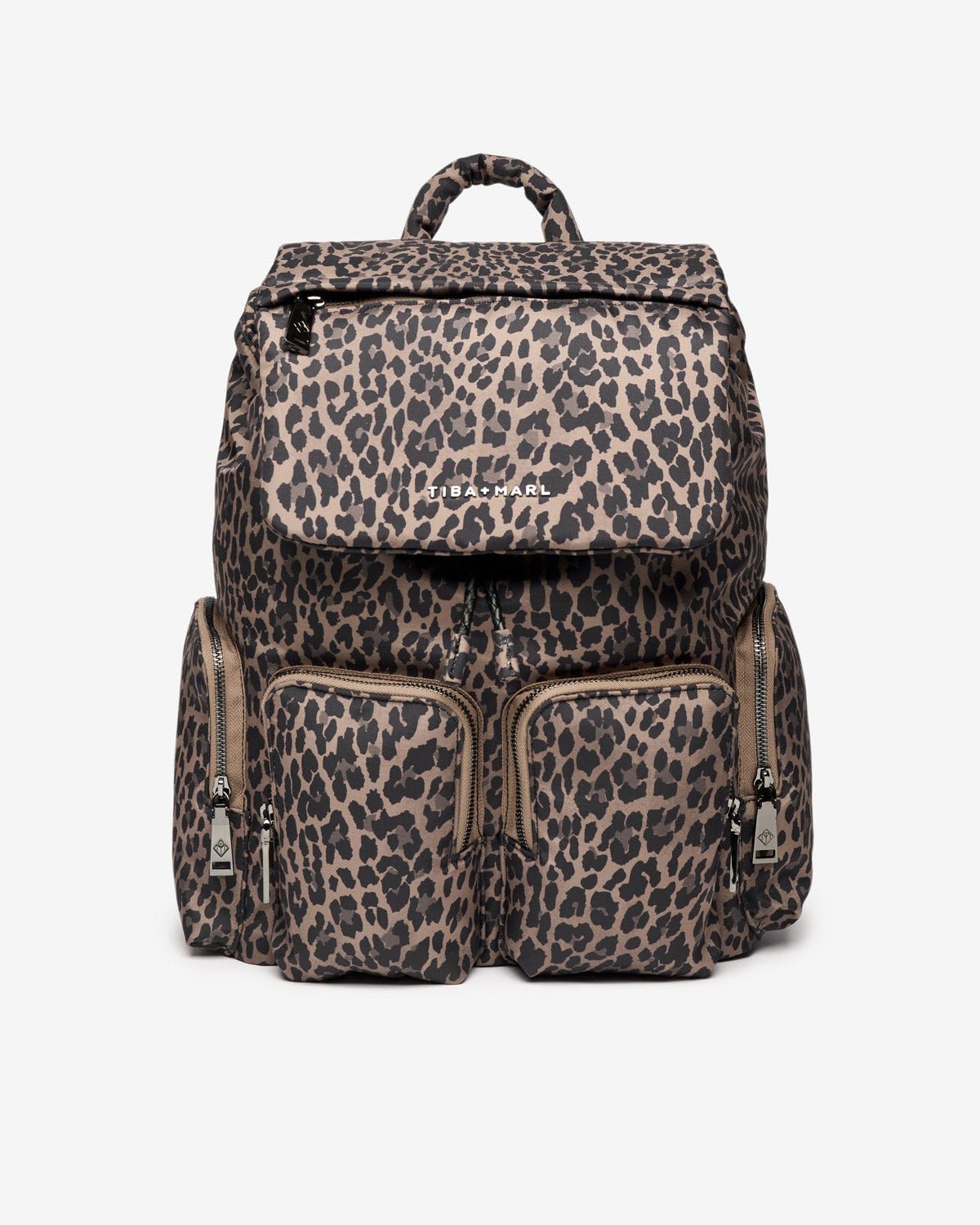 Tiba+Marl Alto Changing Backpack Brown Tonal Leopard - Baby&More