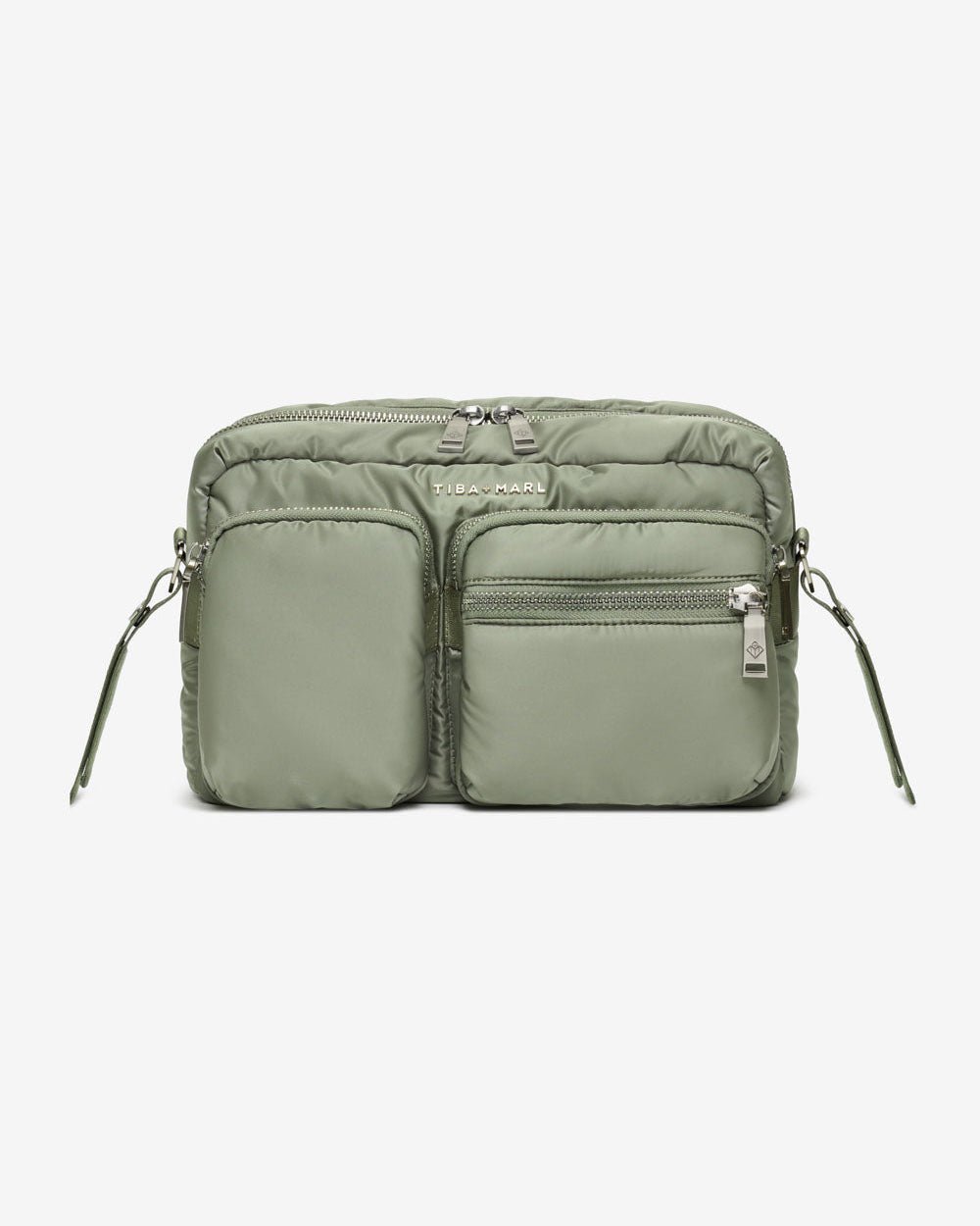 Tiba+Marl Axel Buggy Organiser / Changing Bag Sage - Baby&More