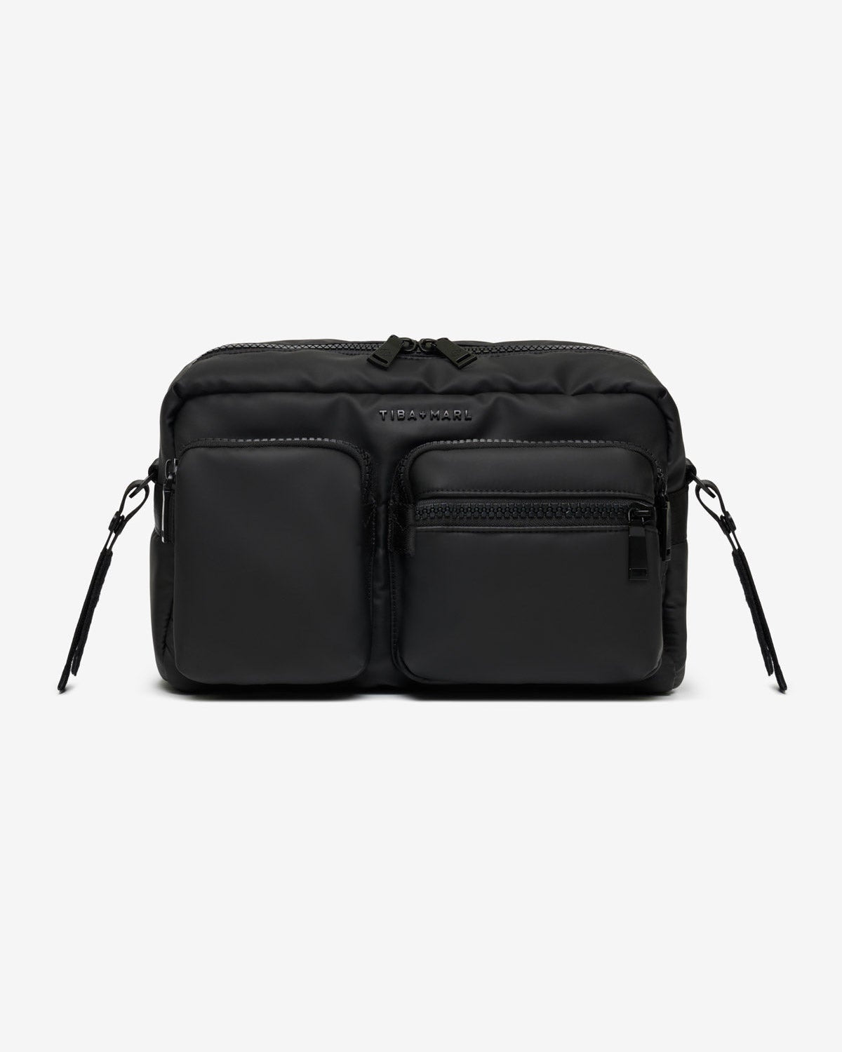 Tiba+Marl Axel Buggy/Pushchair Organiser / Changing Bag - Matte Black - Baby&More