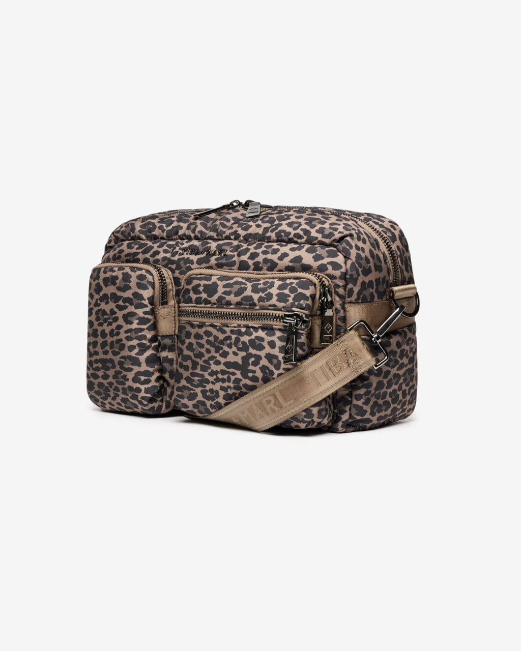 Tiba+Marl Axel Pushchair/Buggy Organiser / Changing Bag - Brown Tonal Leopard - Baby&More