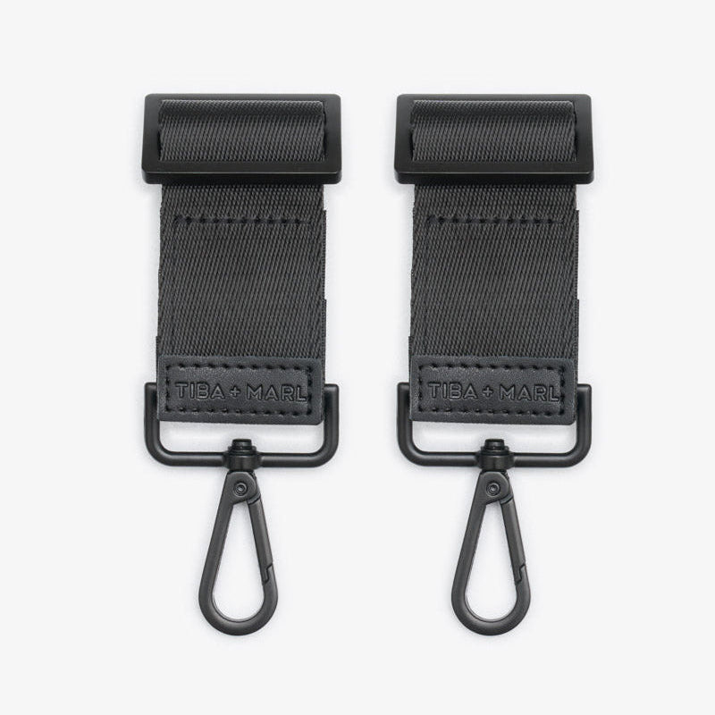 Tiba+Marl Buggy Clips 2.0 - Black - Baby&More