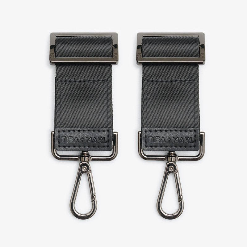 Tiba+Marl Buggy Clips 2.0 - Gunmetal - Baby&More
