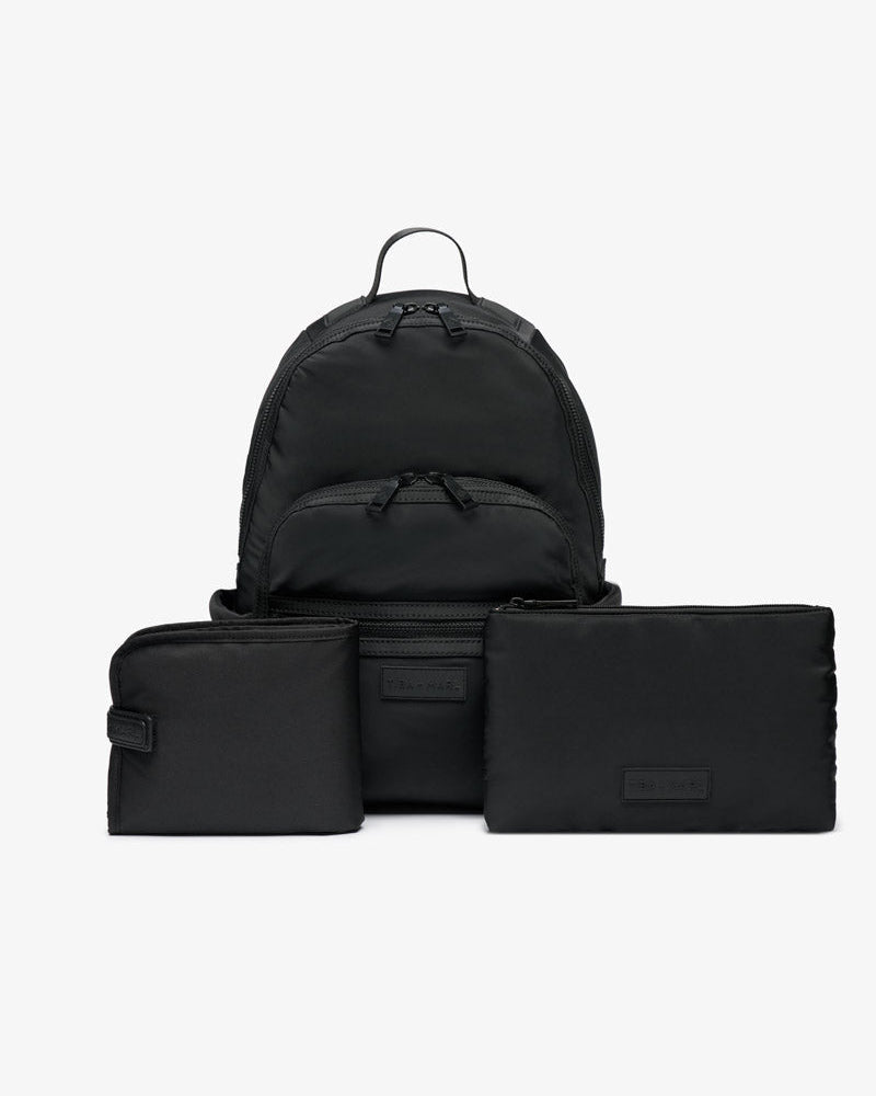 Tiba+Marl Elwood 2.0 Changing Backpack Black Woven - Baby&More
