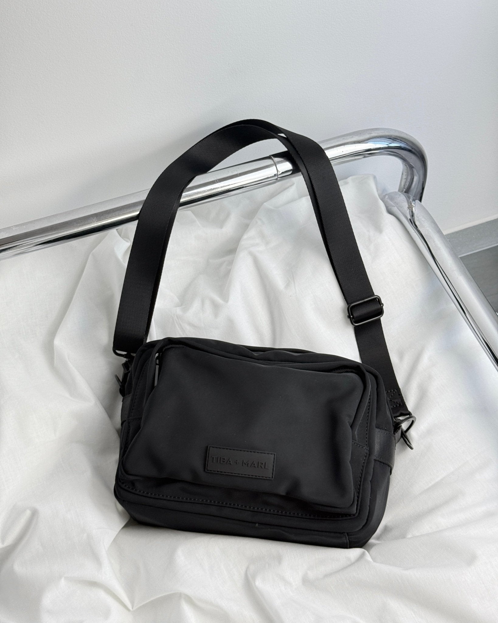 Tiba+Marl Hiro Buggy/Pushchair Organiser / Changing Bag - Black - Baby&More