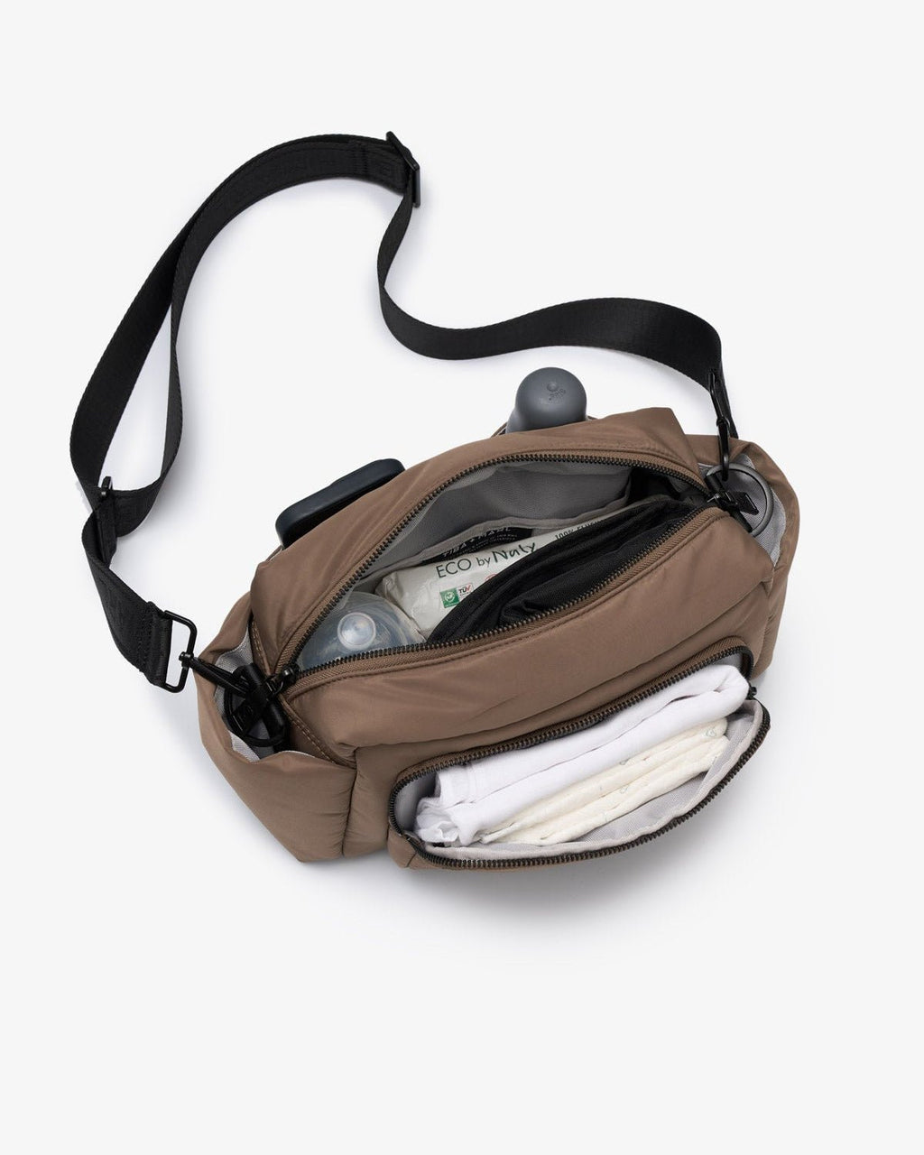 Tiba+Marl Inka Buggy/Pushchair Organiser - Mocha Woven - Baby&More