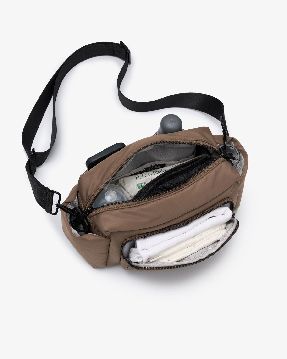 Tiba+Marl Inka Buggy/Pushchair Organiser - Mocha Woven - Baby&More