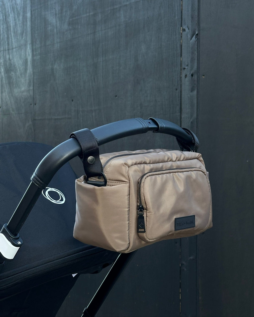 Tiba+Marl Inka Buggy/Pushchair Organiser - Mocha Woven - Baby&More