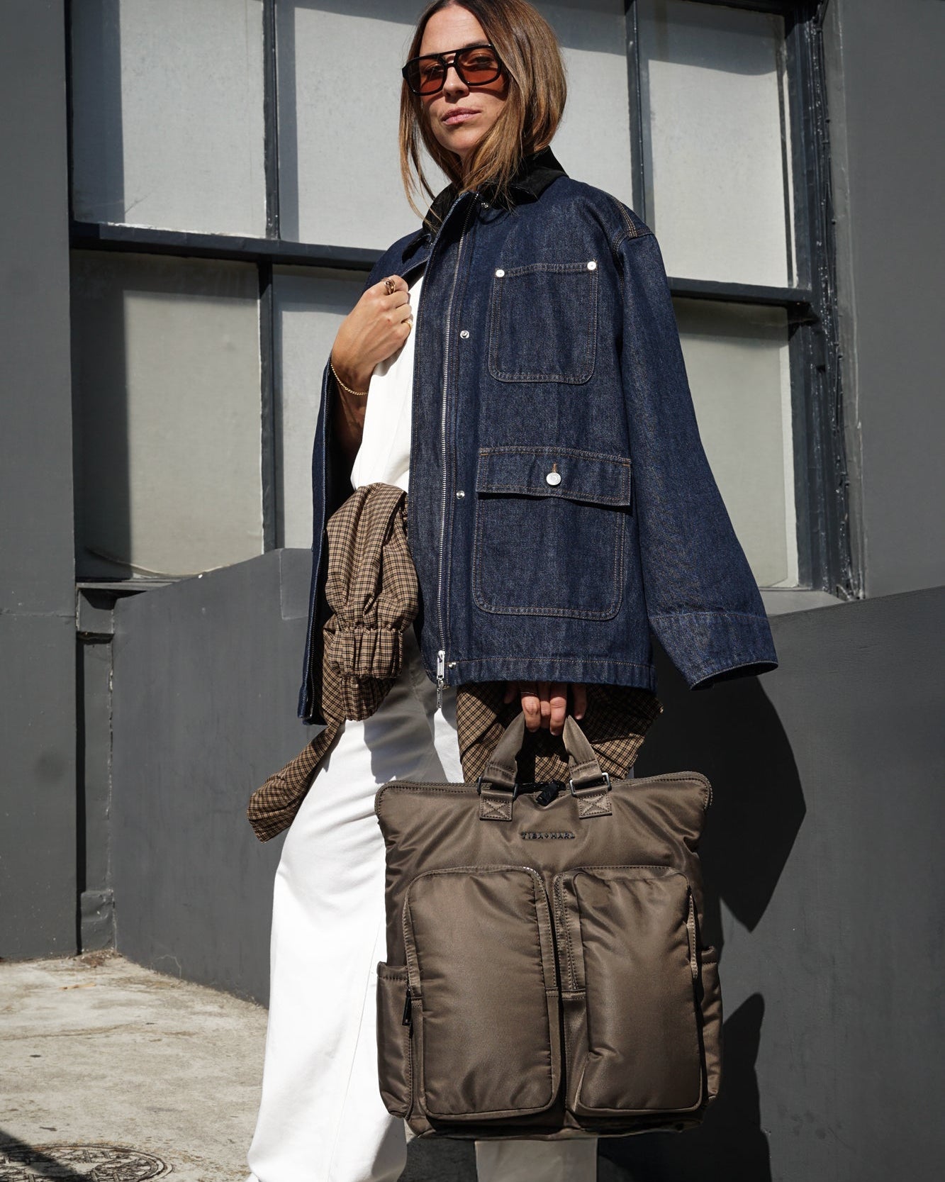 Tiba+Marl Ozzy Changing Tote / Backpack 2.0 - Chocolate - Baby&More