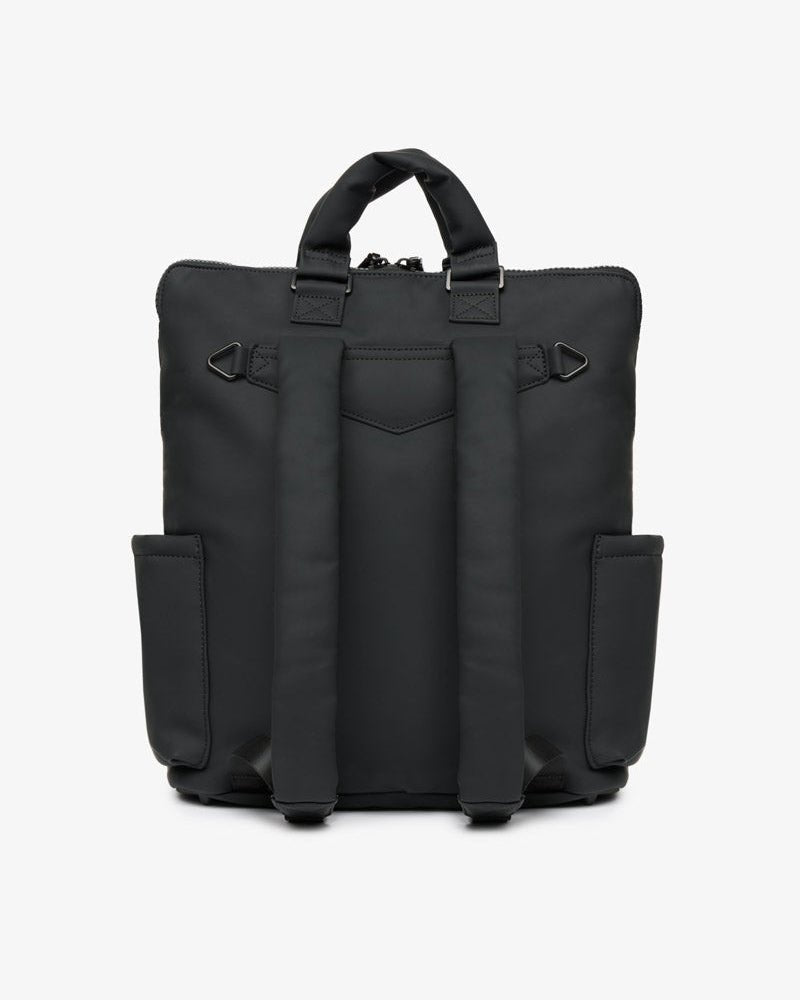 Tiba+Marl Ozzy Changing Tote / Backpack 2.0 - Matte Black - Baby&More