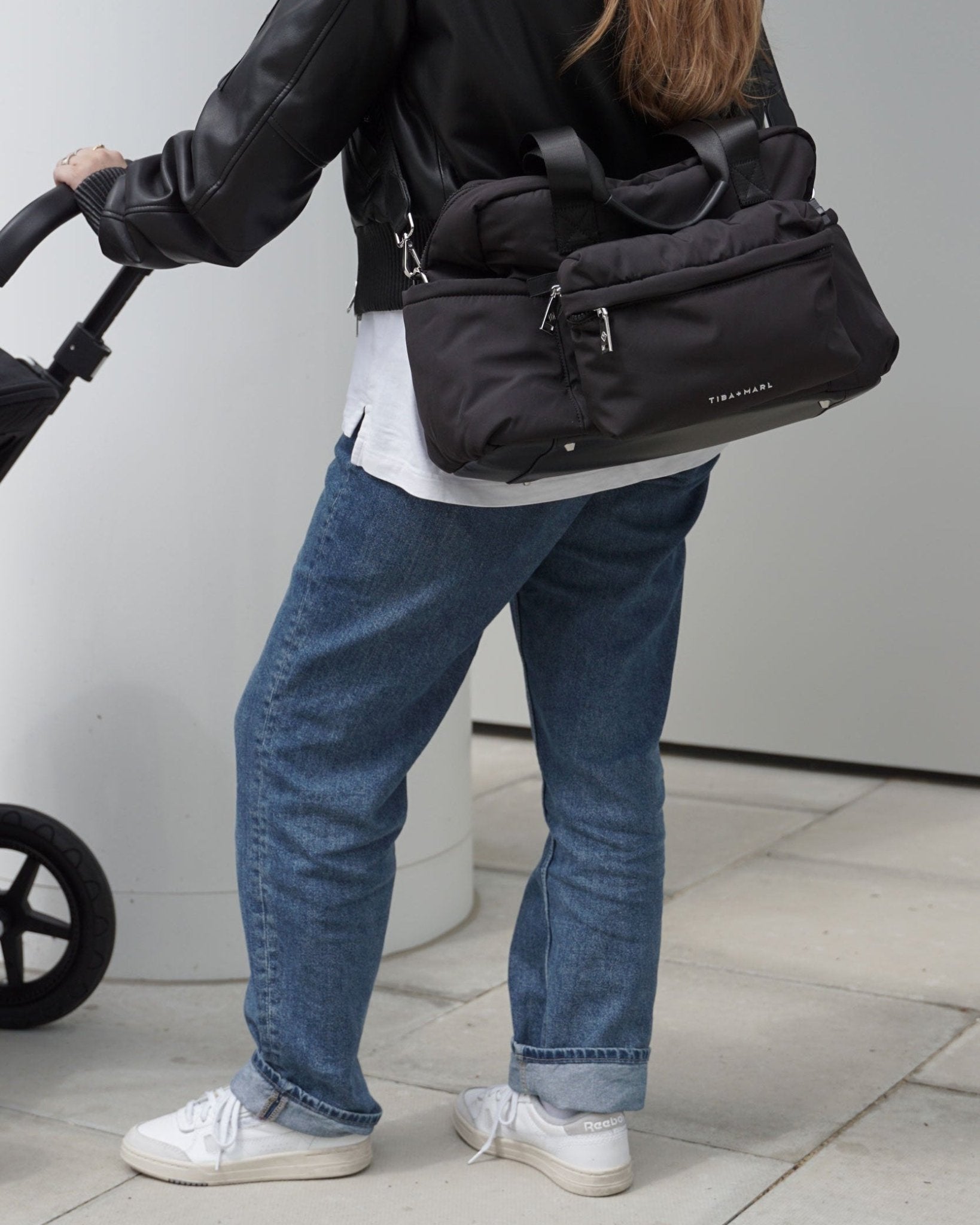 Tiba+Marl Phoenix Eco Holdall Changing Bag - Black - Baby&More