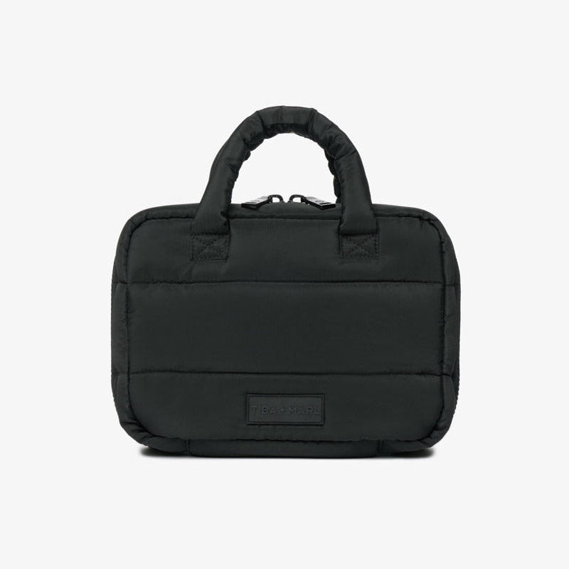 Tiba+Marl Puffy Changing Grab Bag - Black - Baby&More