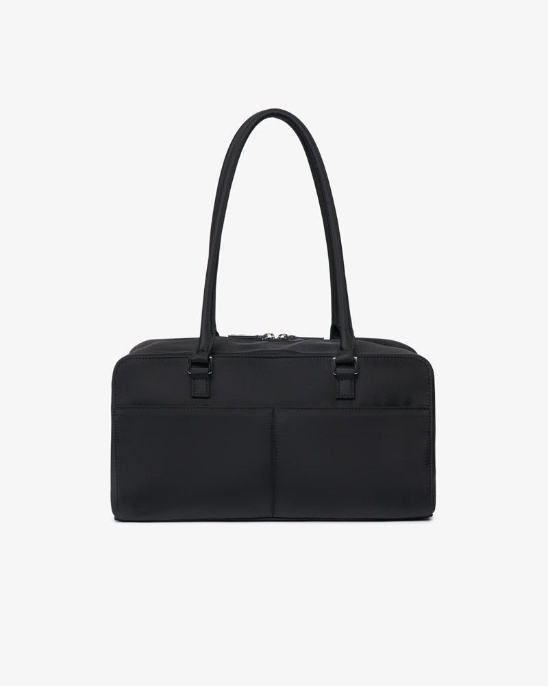 Tiba+Marl Riley Compact East - West Changing Bag - Black Woven - Baby&More