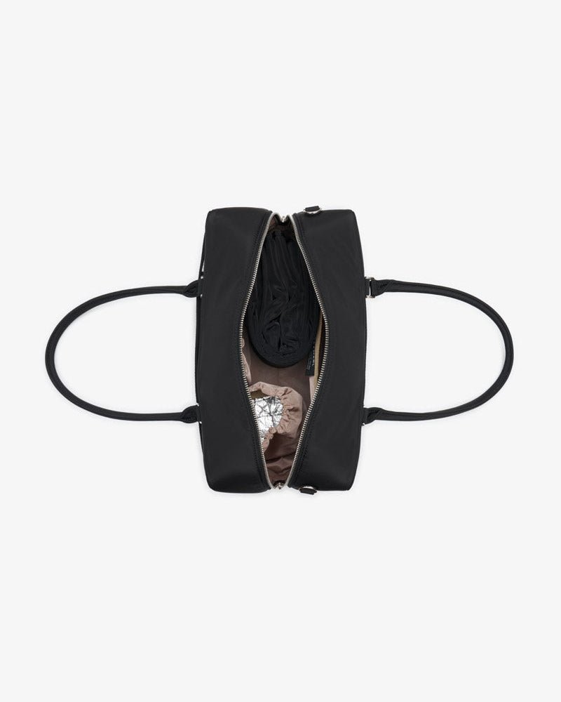 Tiba+Marl Riley Compact East - West Changing Bag - Black Woven - Baby&More