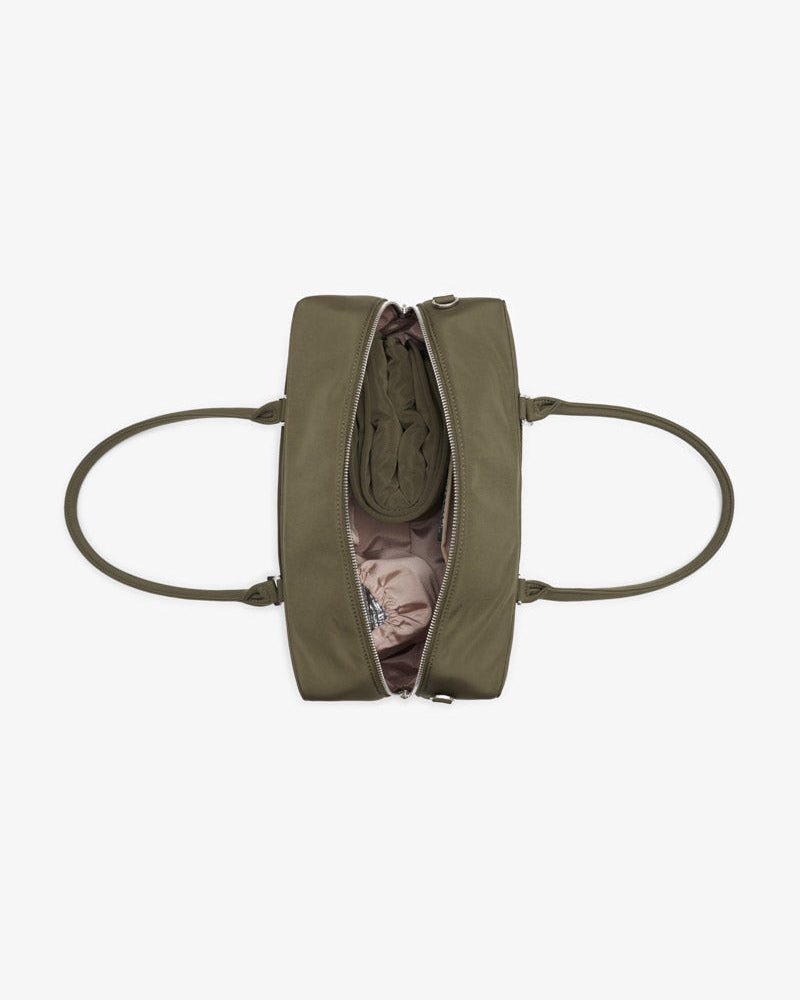 Tiba+Marl Riley Compact East - West Changing Bag - Olive Woven - Baby&More