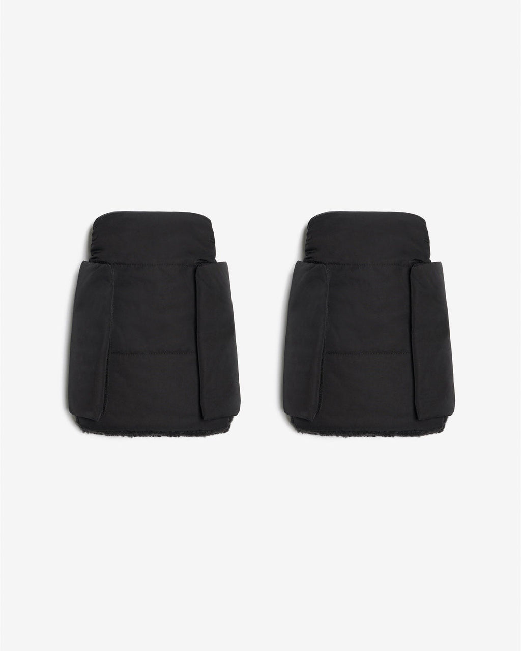 Tiba+Marl Universal Buggy/Pushchair Handmitts - Black Quilted - Baby&More
