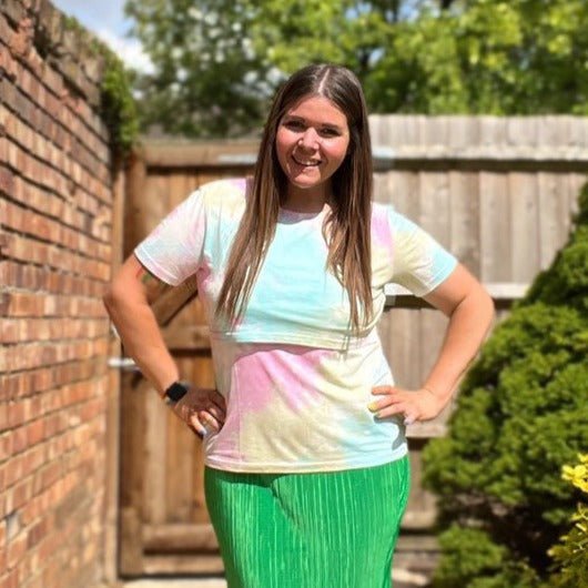 Tie Dye Breastfeeding Top - Baby&More