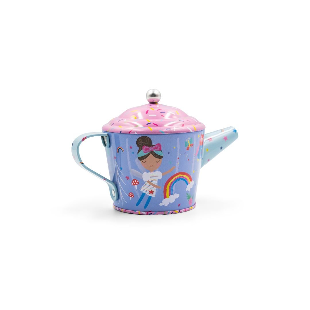 Tin Tea Set 7 Piece - Rainbow Fairy - Baby&More