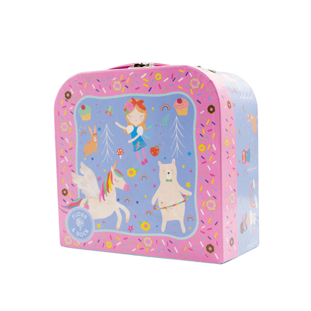 Tin Tea Set 7 Piece - Rainbow Fairy - Baby&More