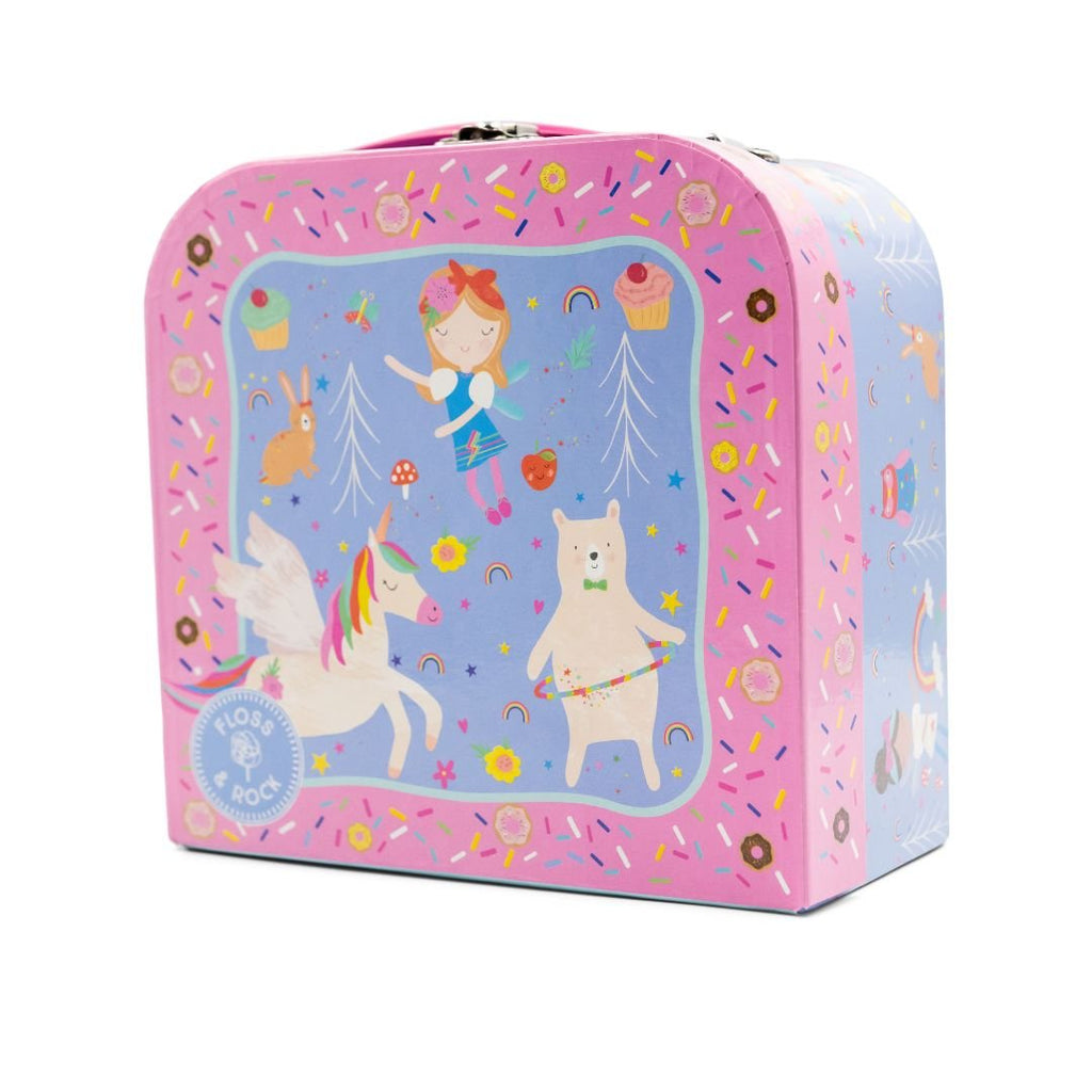 Tin Tea Set 7 Piece - Rainbow Fairy - Baby&More
