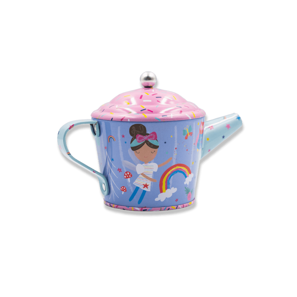 Tin Tea Set 7 Piece - Rainbow Fairy - Baby&More
