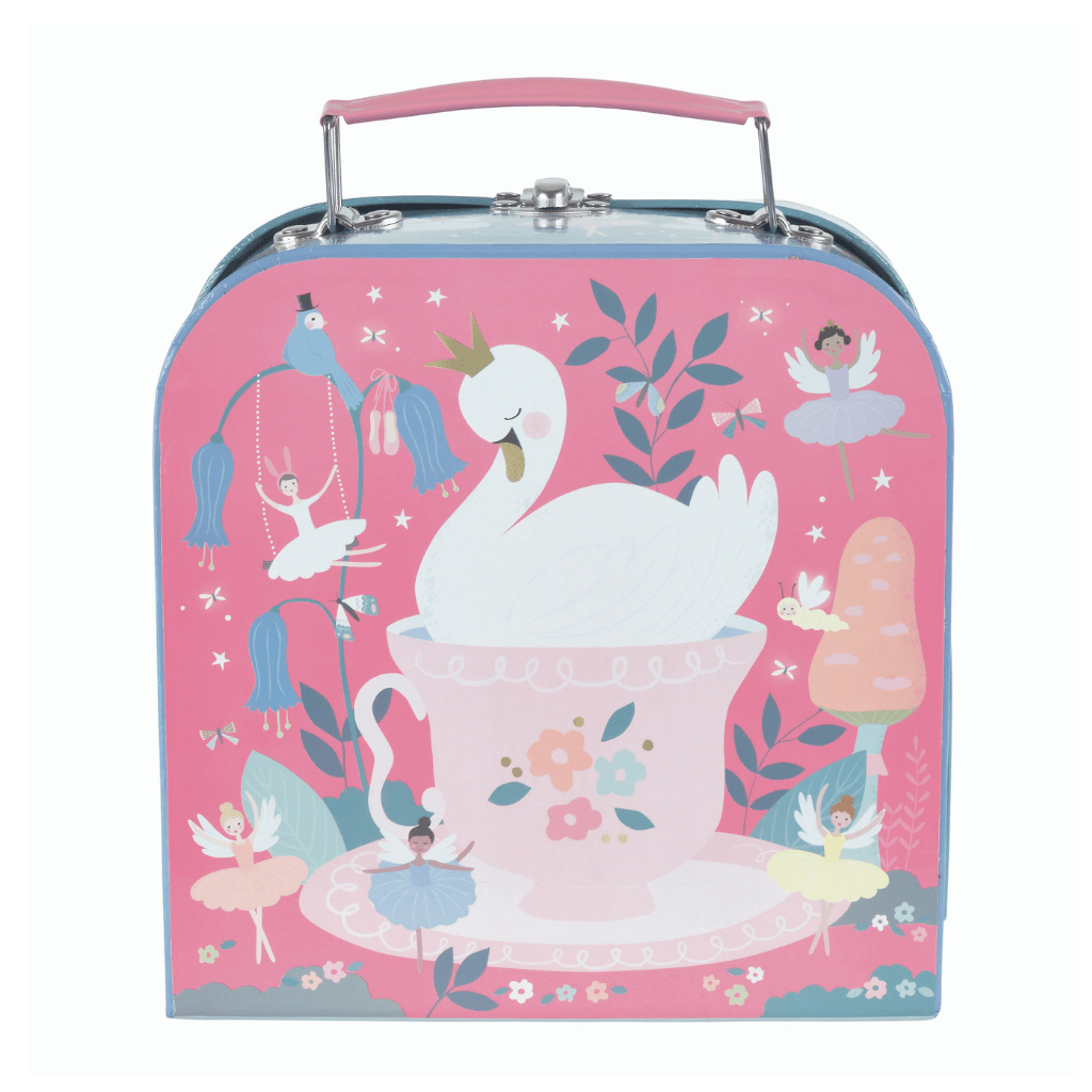 Tin Tea Set 7 Piece with Case - Enchanted - Baby&More