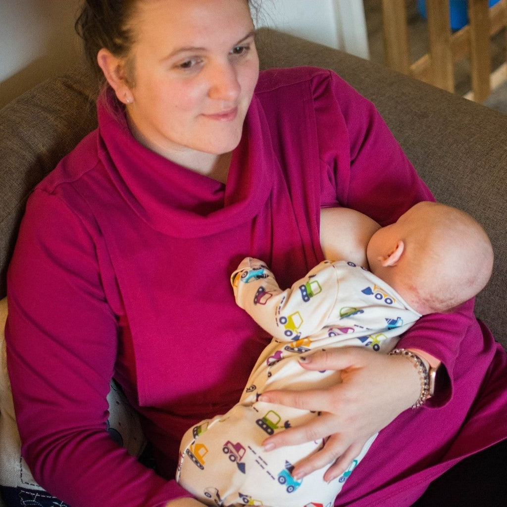 Tina Breastfeeding Tunic - Cerise - Baby&More