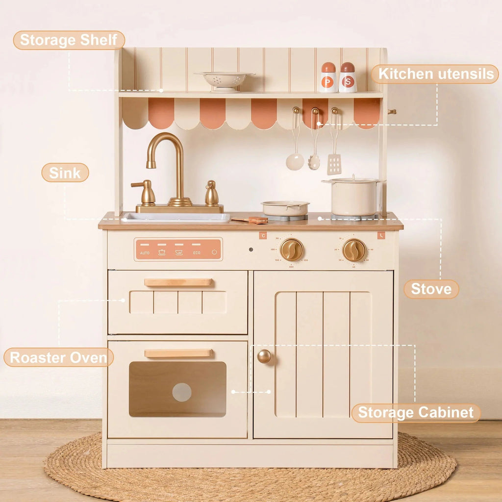 Tiny Chef - Premium Wooden Play Kitchen - Baby&More