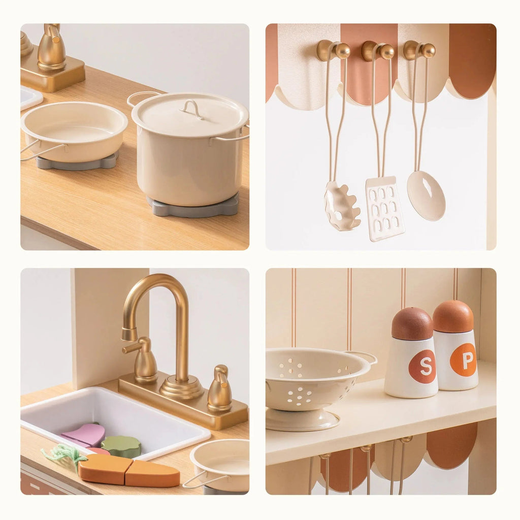 Tiny Chef - Premium Wooden Play Kitchen - Baby&More