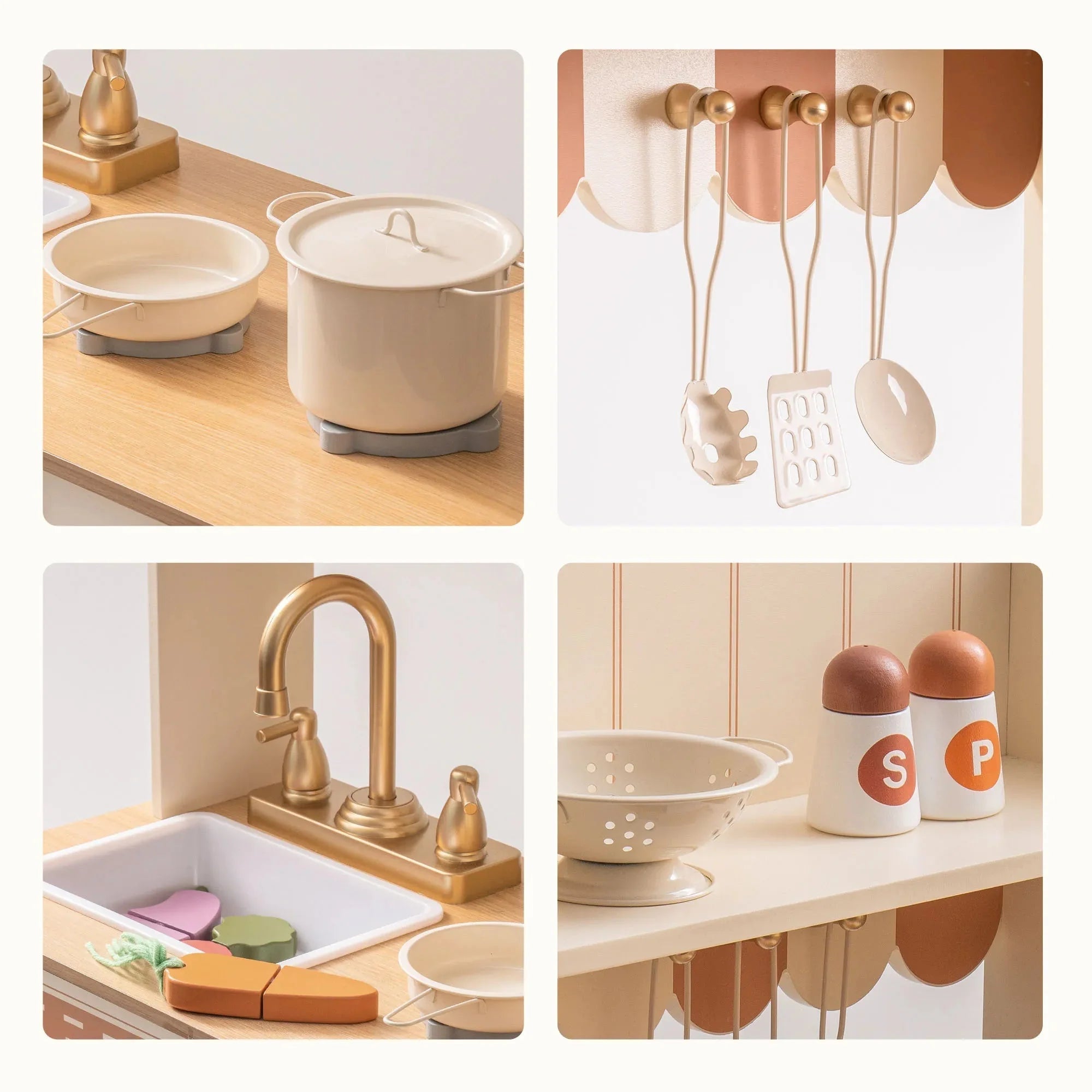 Tiny Chef - Premium Wooden Play Kitchen - Baby&More
