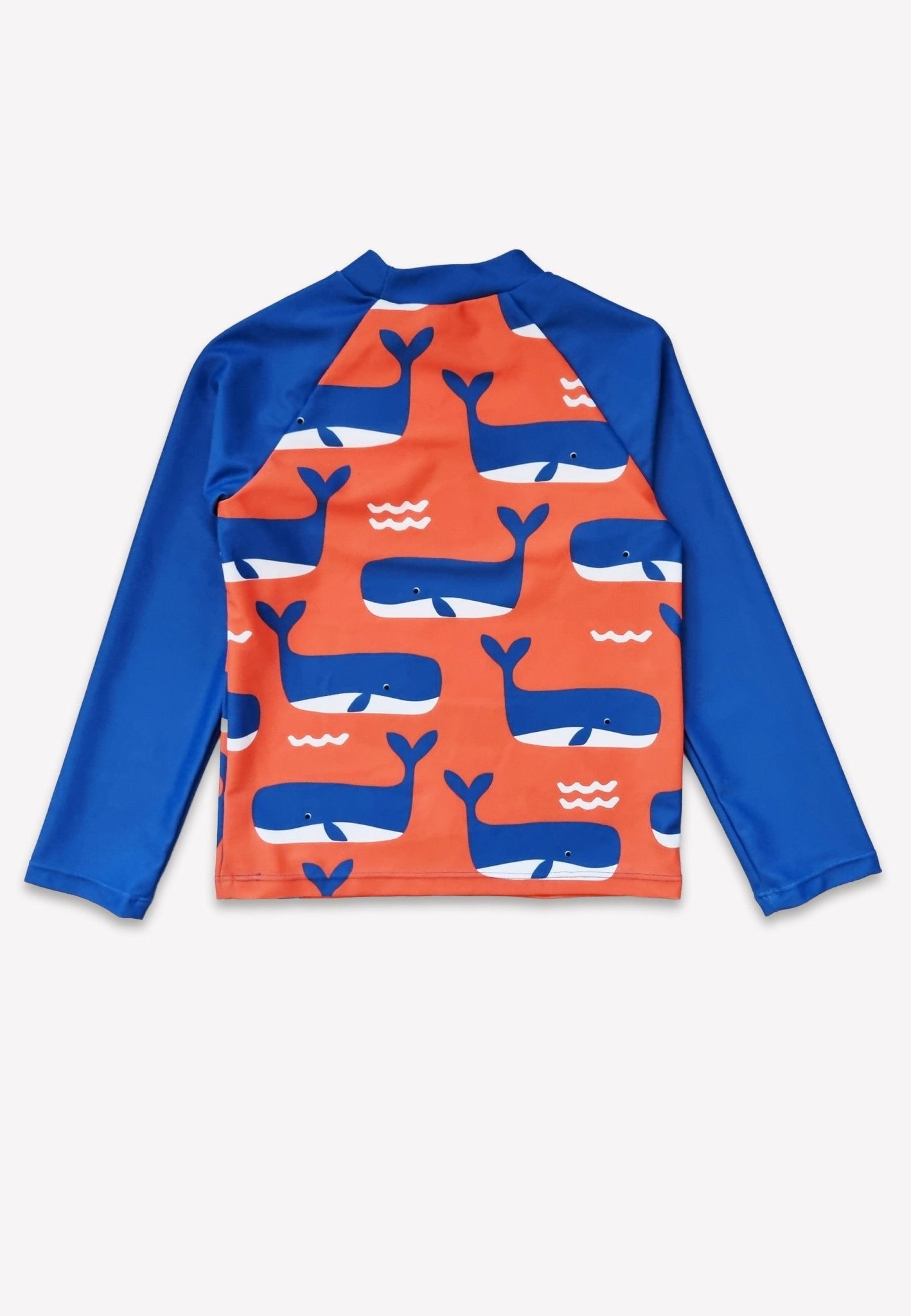 Toby Tiger Kids' Rash Vest - Whale Waves Print - Baby&More