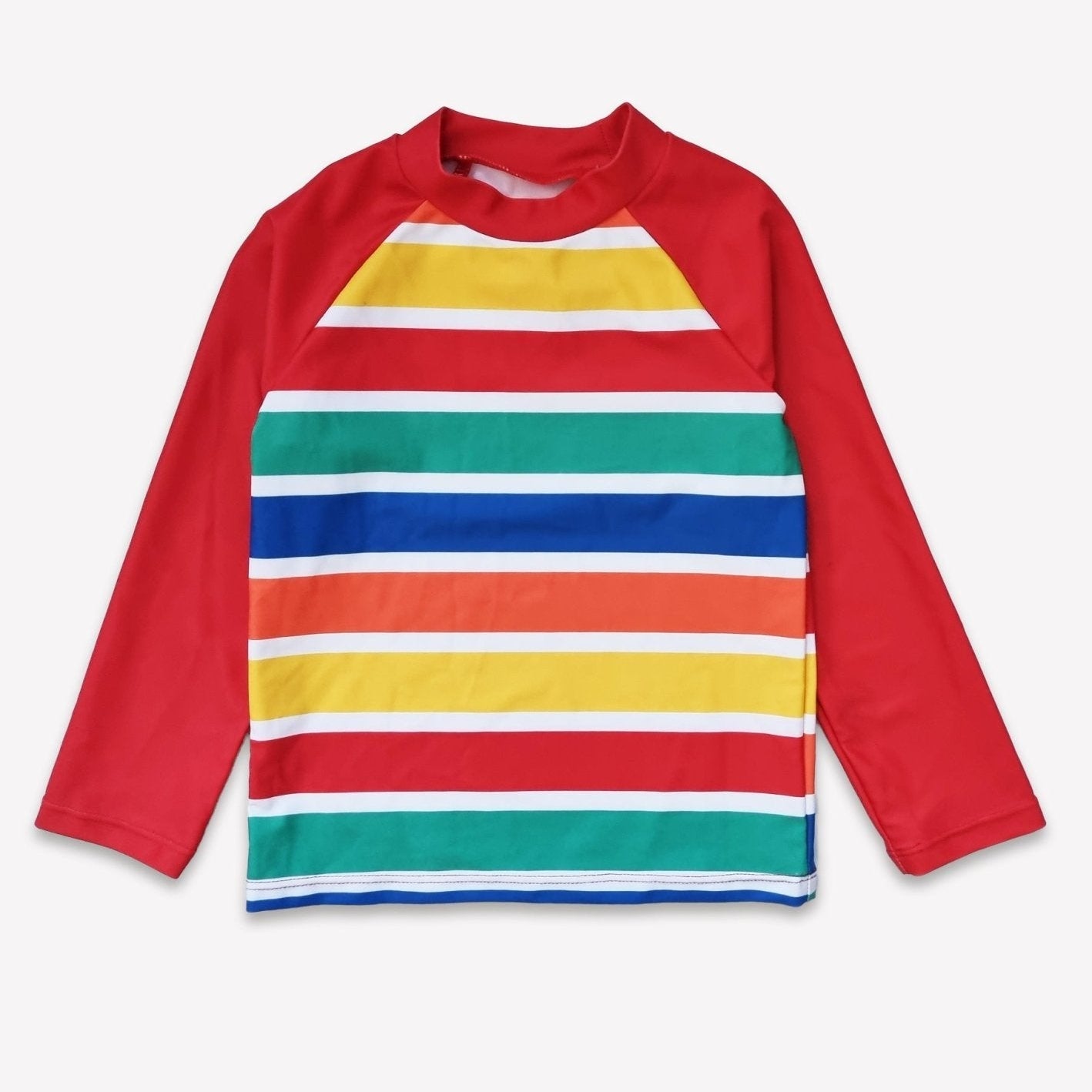 Toby Tiger Kids' Swim Rash Vest - Happy Stripe Print - Baby&More
