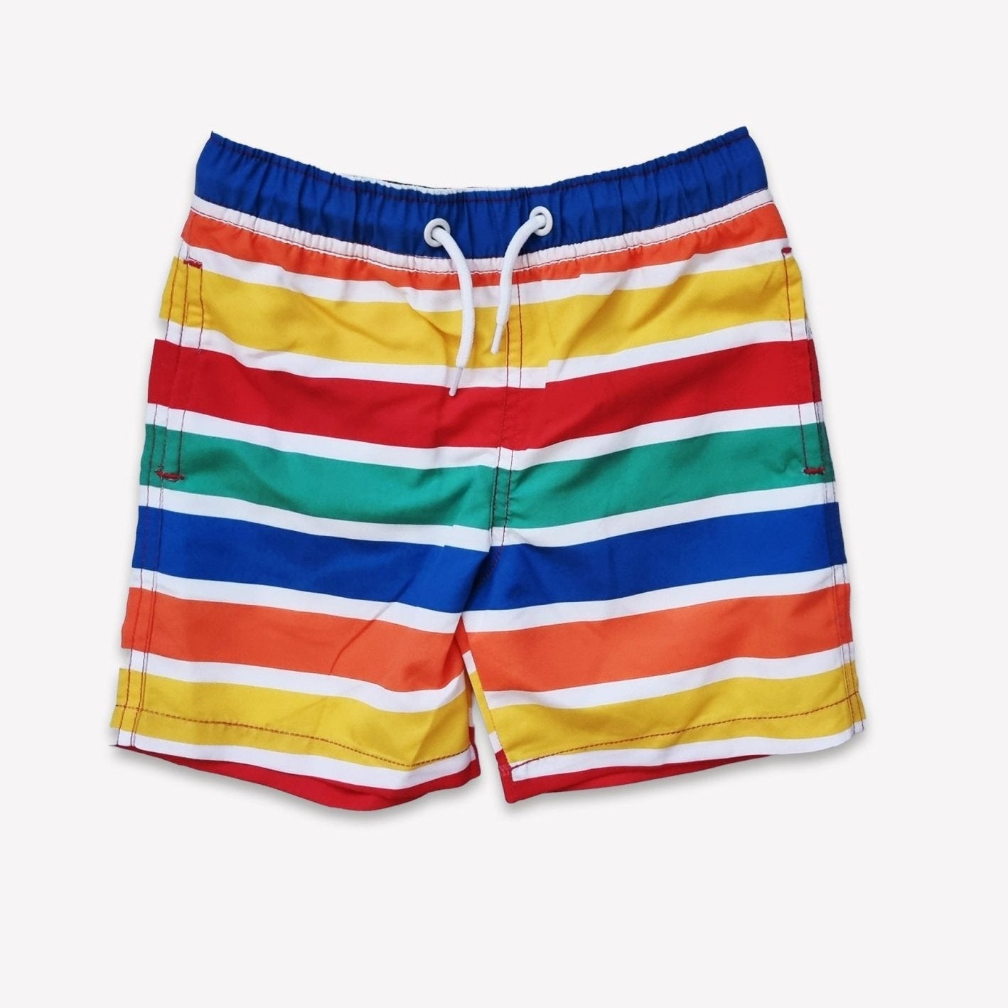 Toby Tiger Kids' Swim Shorts - Happy Stripe Print - Baby&More