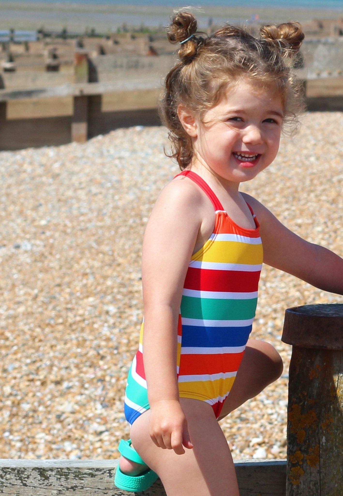 Toby Tiger Kids' Swimsuit - Happy Stripe Print - Baby&More