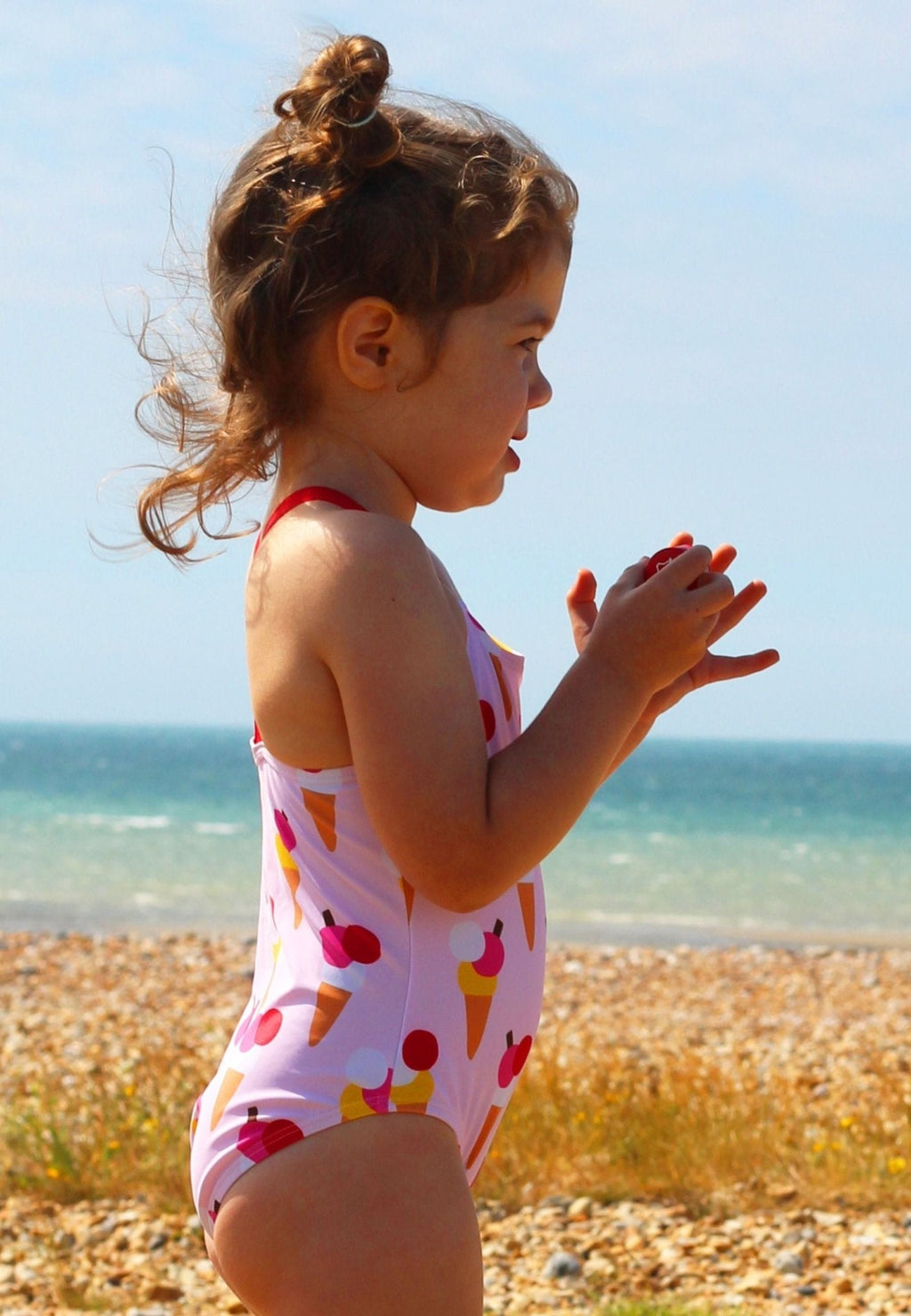 Toby Tiger Kids' Swimsuit - Ice Cream Cones Print - Baby&More