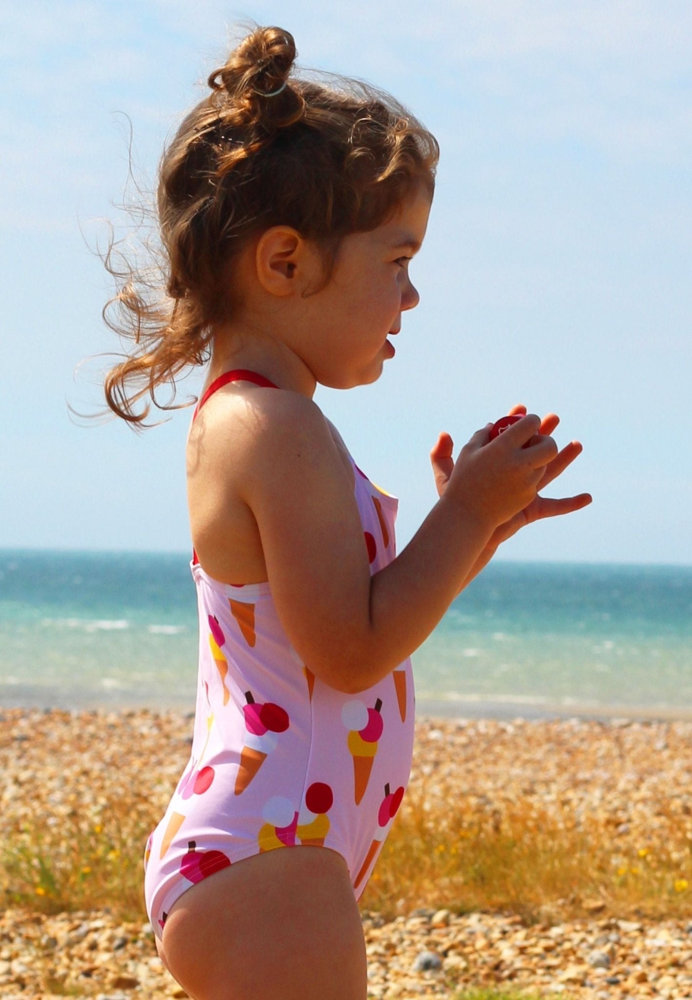 Toby Tiger Kids' Swimsuit - Ice Cream Cones Print - Baby&More