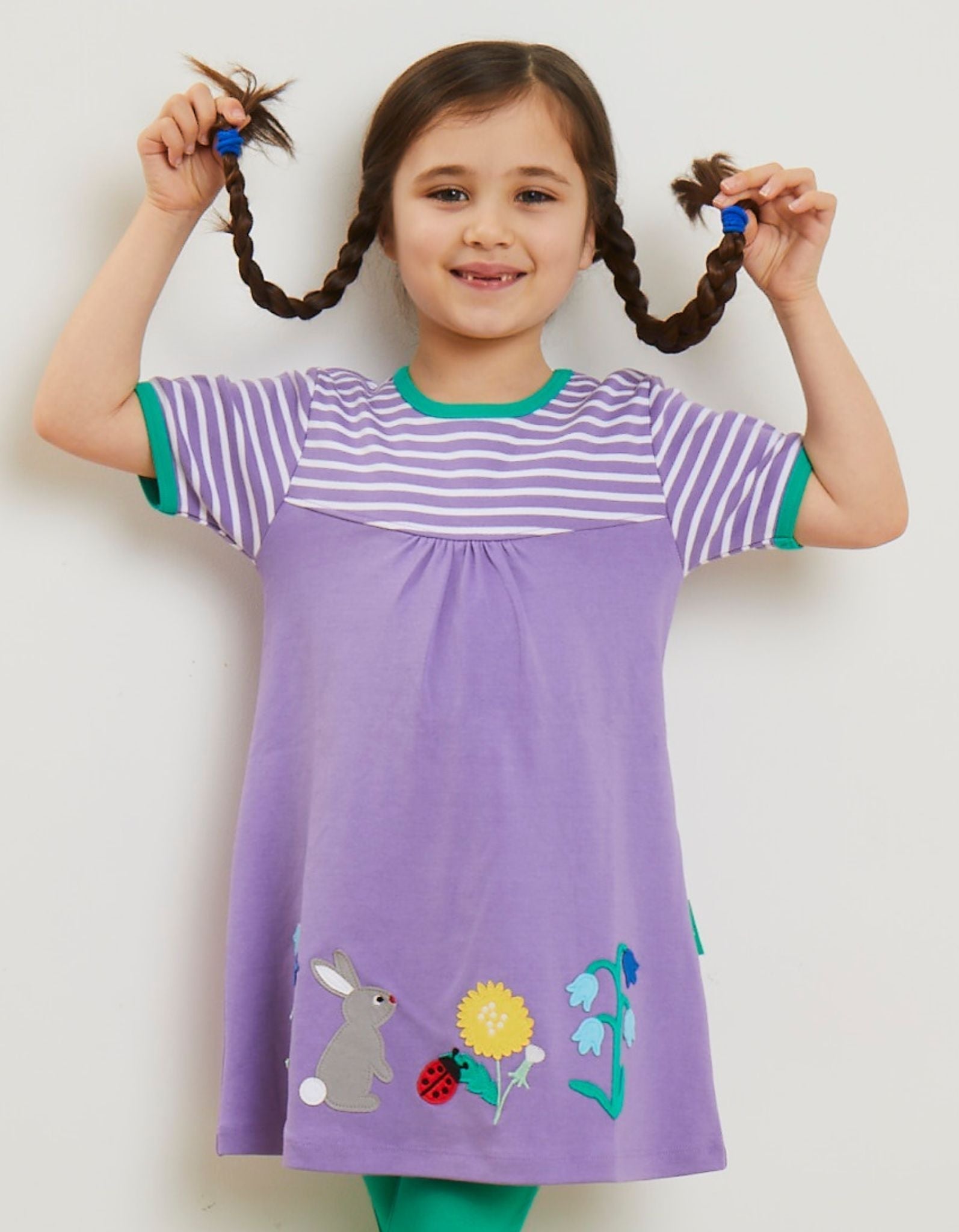 Toby Tiger Organic Applique Dress - Spring - Baby&More