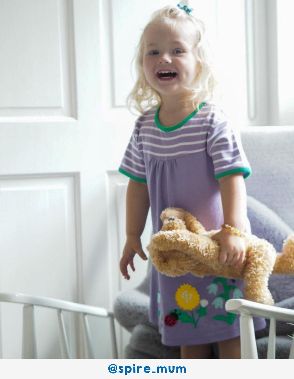 Toby Tiger Organic Applique Dress - Spring - Baby&More