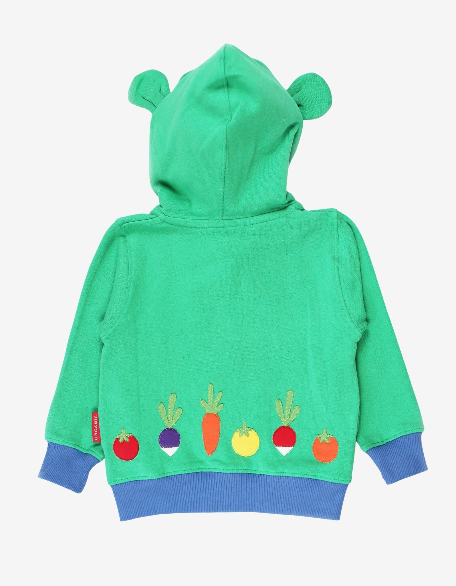 Toby Tiger Organic Applique Hoodie - Frog - Baby&More