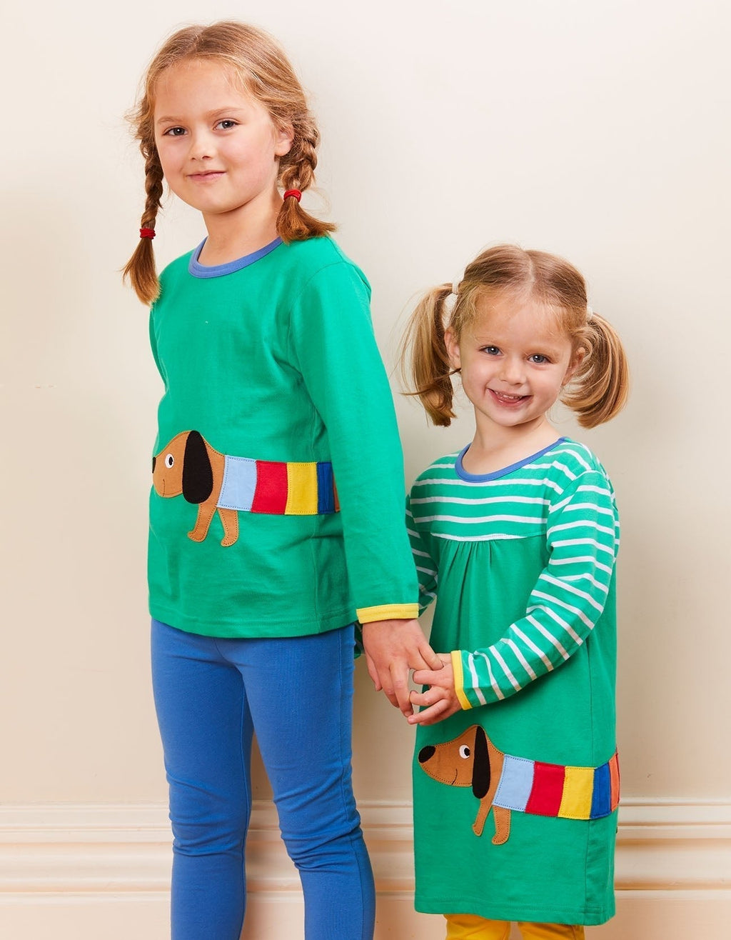 Toby Tiger Organic Applique Long - Sleeved T-Shirt - Sausage Dog - Baby&More