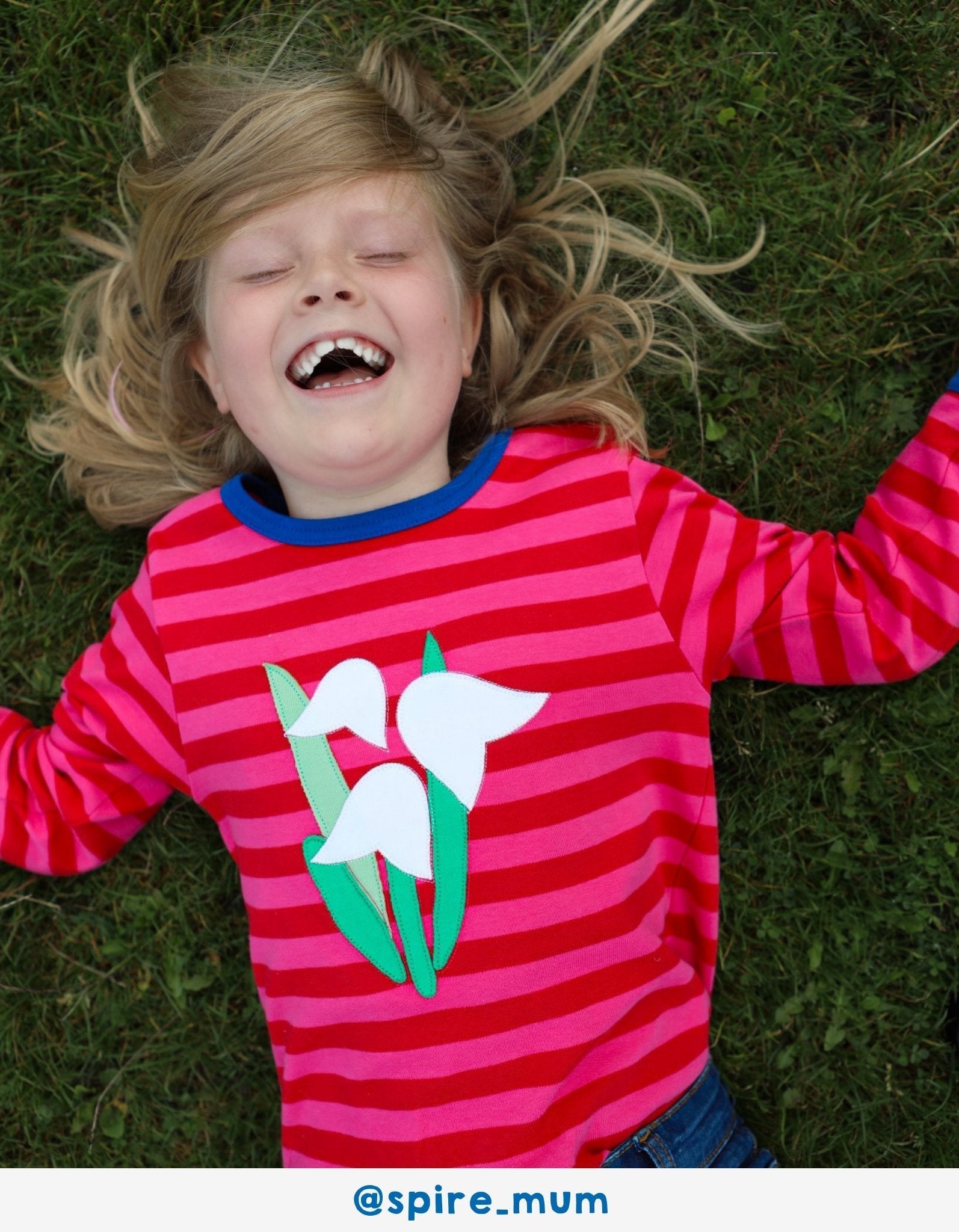 Toby Tiger Organic Applique Long - Sleeved T-Shirt - Snowdrop - Baby&More