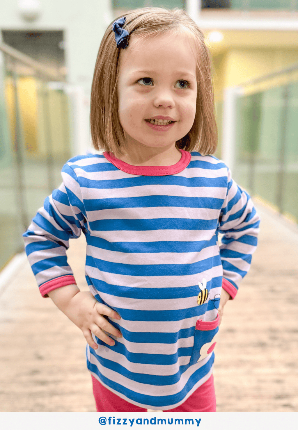 Toby Tiger Organic Applique Long - Sleeved T-Shirt - Striped Daisy - Baby&More