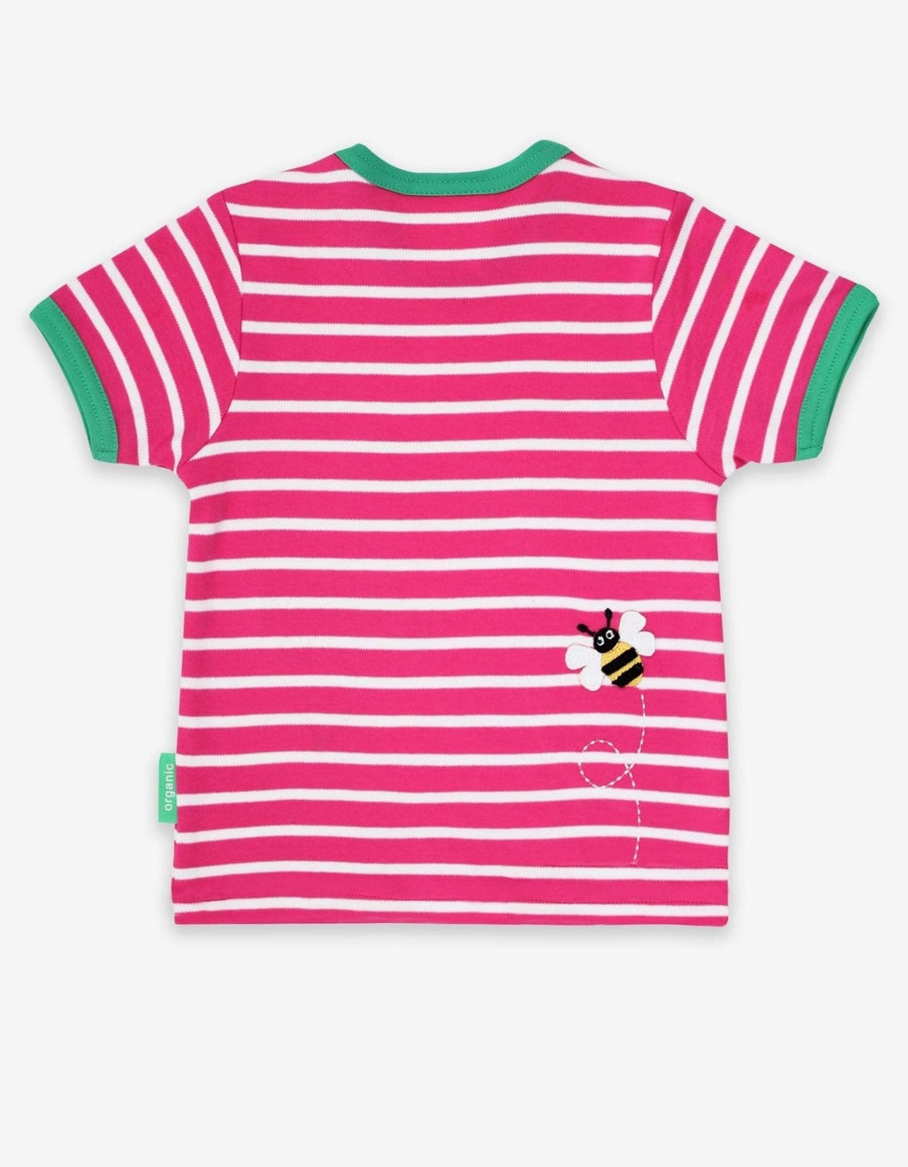 Toby Tiger Organic Applique Short-Sleeved T-Shirt - Sunflower - Baby&More