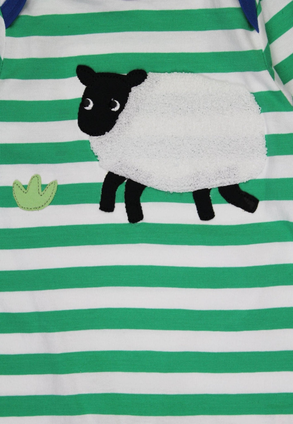 Toby Tiger Organic Applique Sleepsuit - Hillside Sheep - Baby&More
