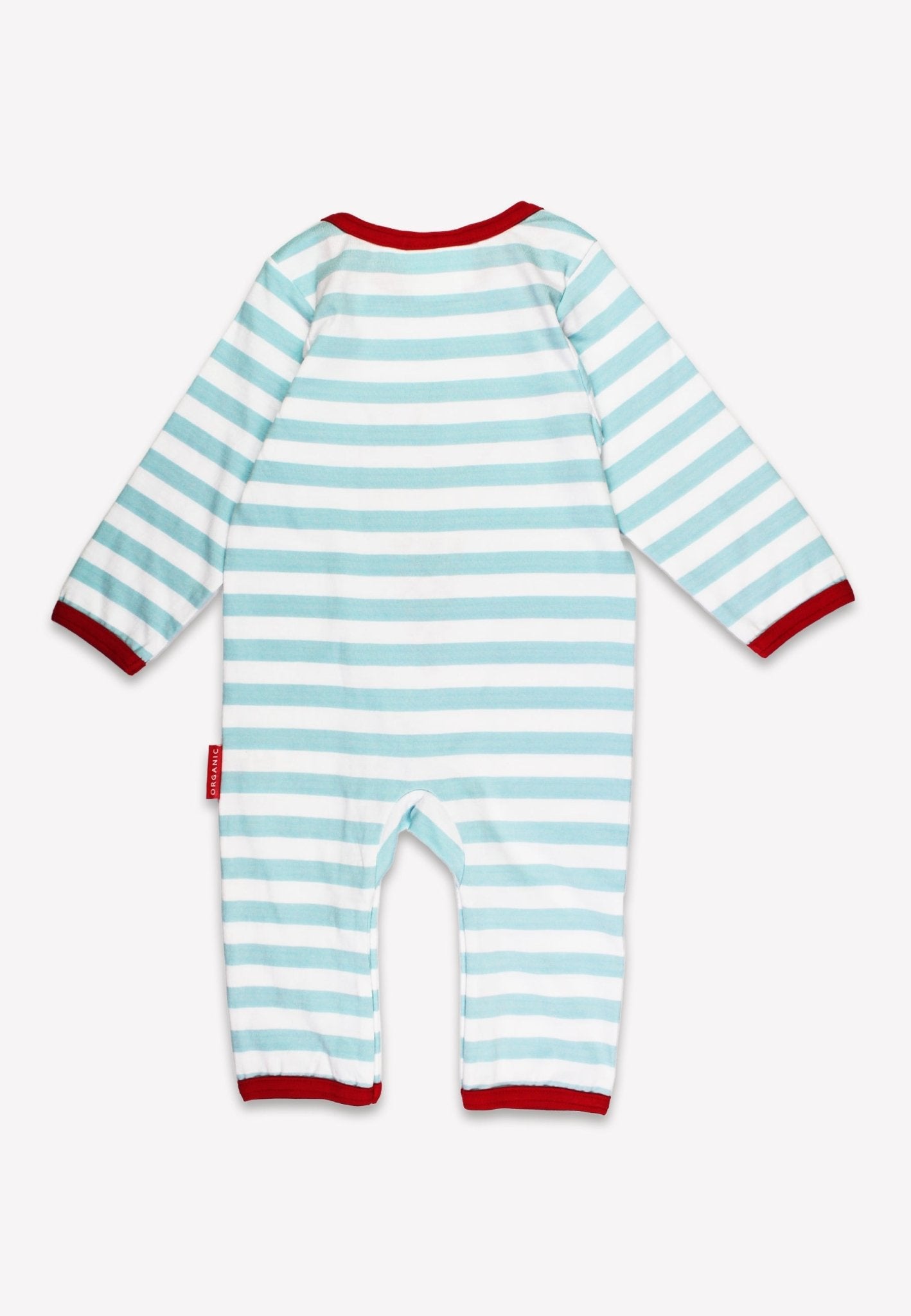 Toby Tiger Organic Applique Sleepsuit - Ice Cream - Baby&More