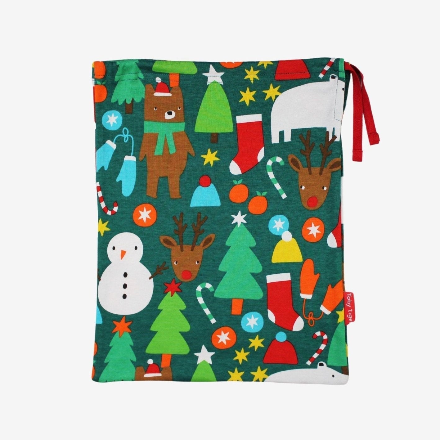 Toby Tiger Organic Baby Gift Set - Christmas Bear Print - Baby&More