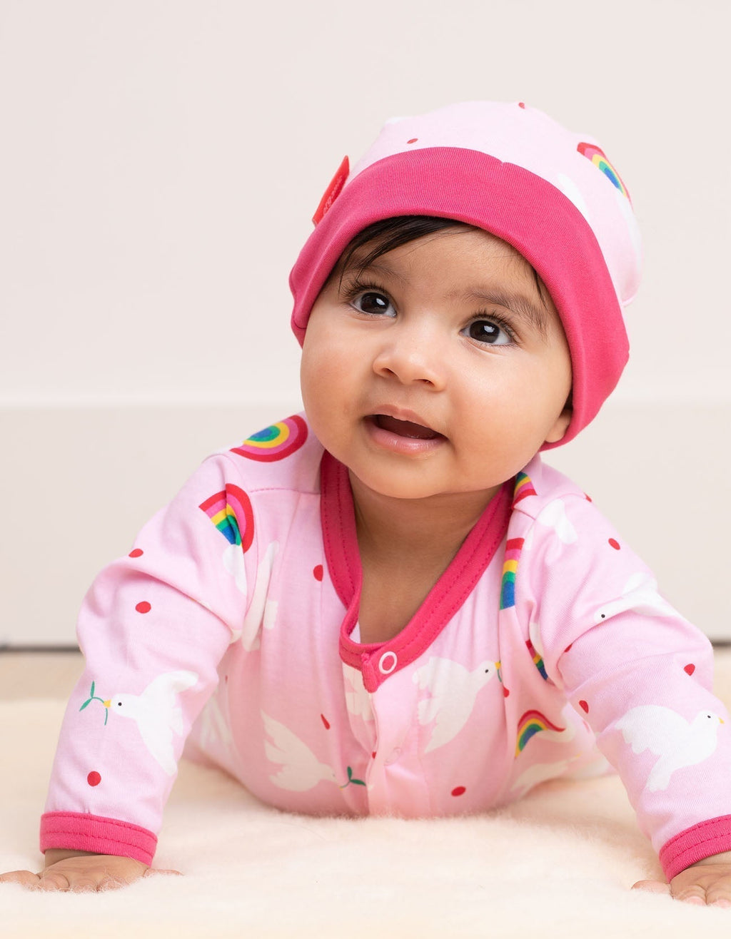 Toby Tiger Organic Baby Gift Set - Dove Print - Baby&More