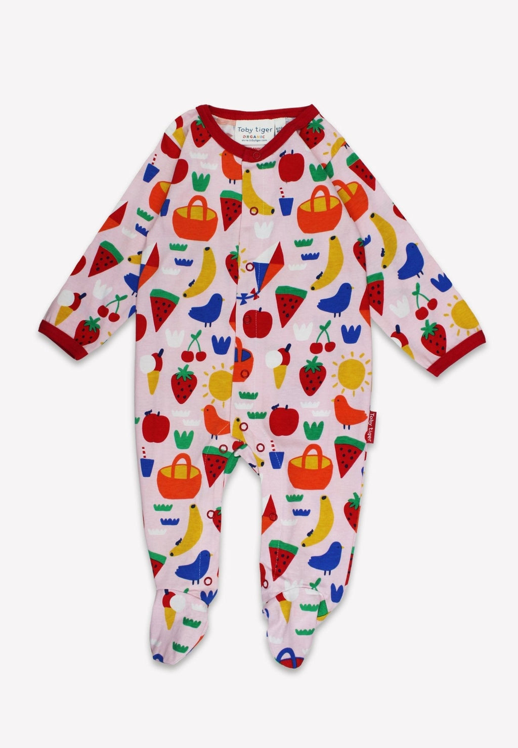 Toby Tiger Organic Baby Gift Set - Picnic Print - Baby&More